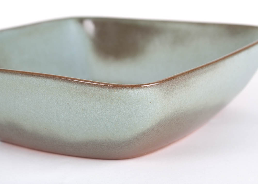 Large Frankoma Pottery Plainsman Pitcher and Square Bowl