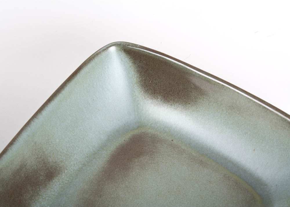 Large Frankoma Pottery Plainsman Pitcher and Square Bowl