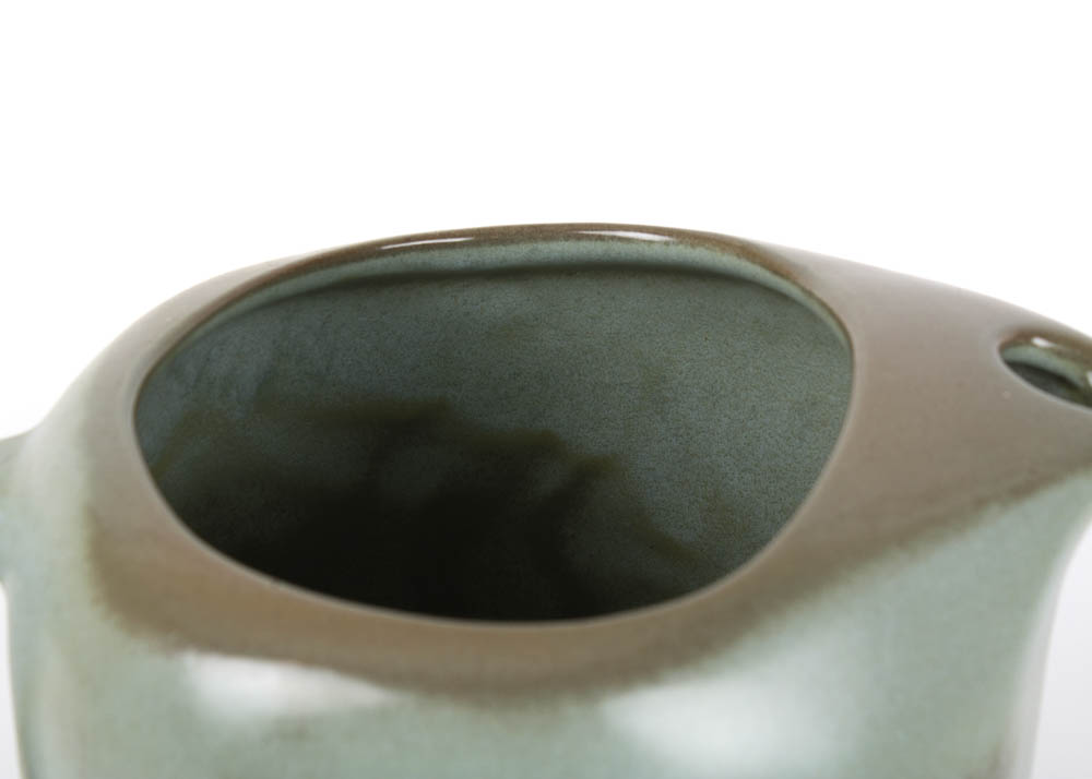 Large Frankoma Pottery Plainsman Pitcher and Square Bowl