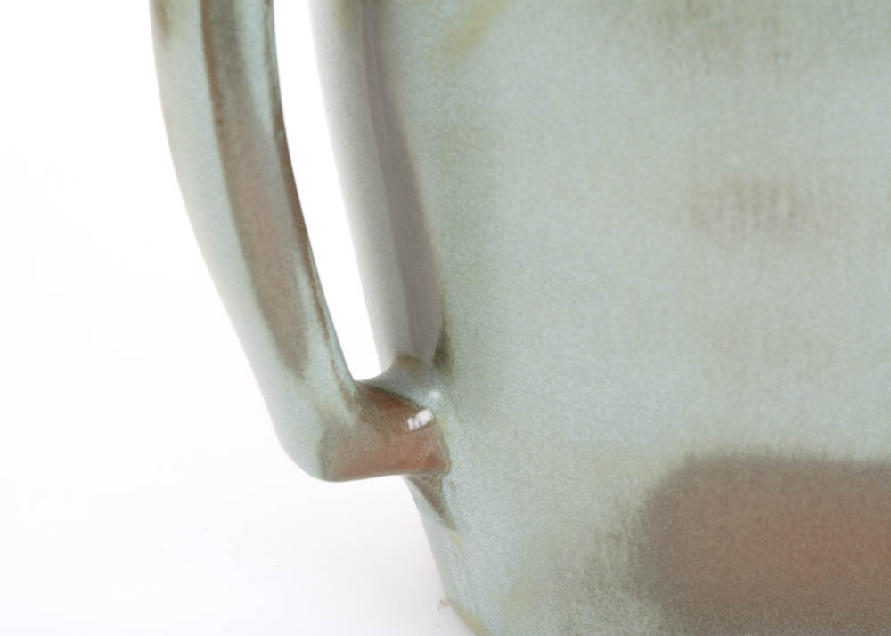 Large Frankoma Pottery Plainsman Pitcher and Square Bowl