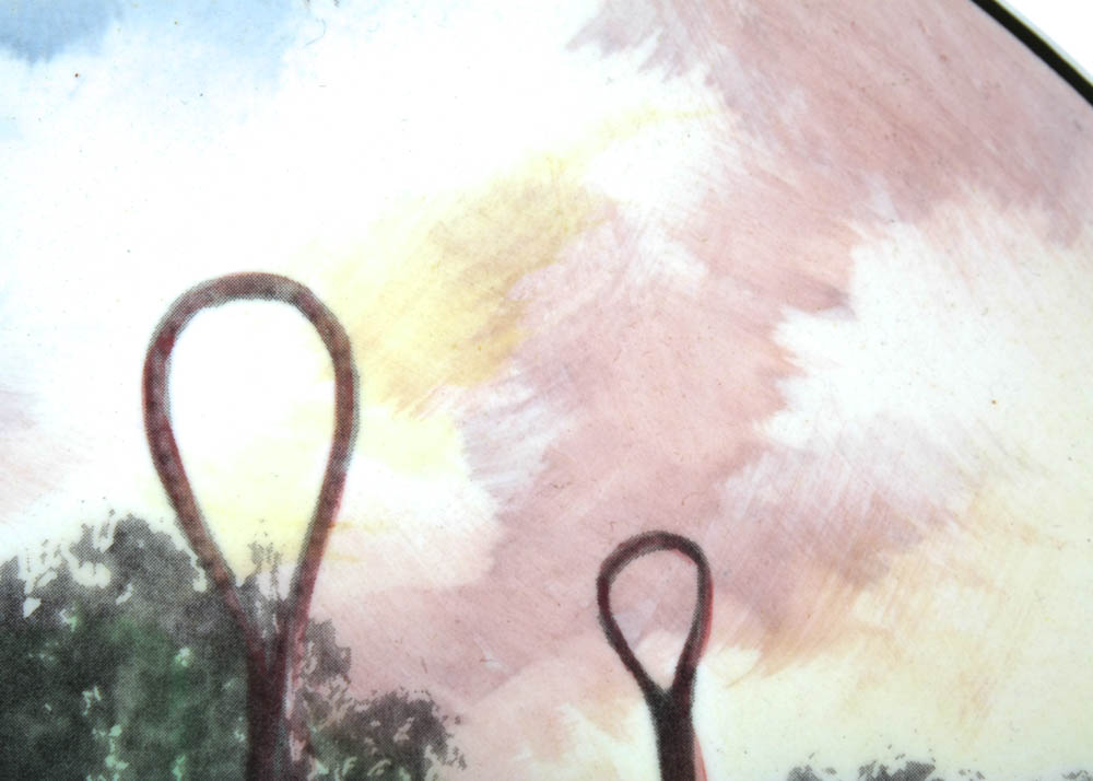 Royal Doulton Rare Bone China Cabinet Plate "Aborigines in Corroboree Dress"