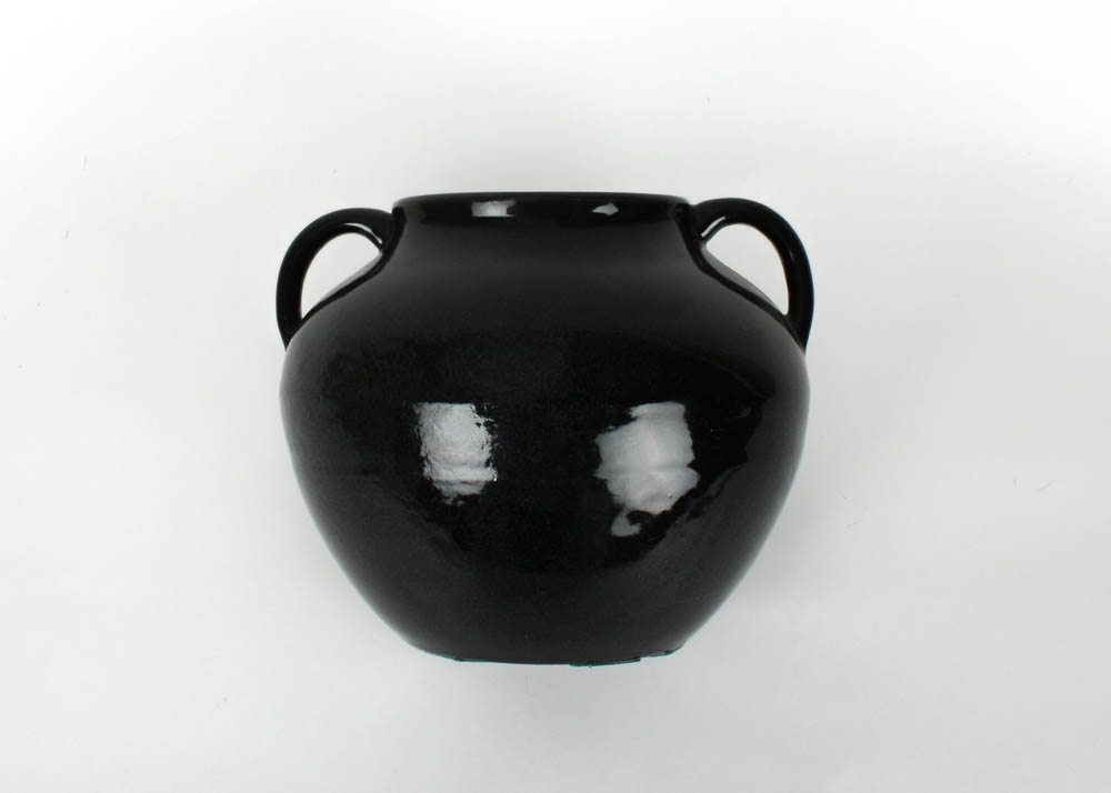 Zanesville Stoneware Company Arts and Crafts Style Handled Jardinerre