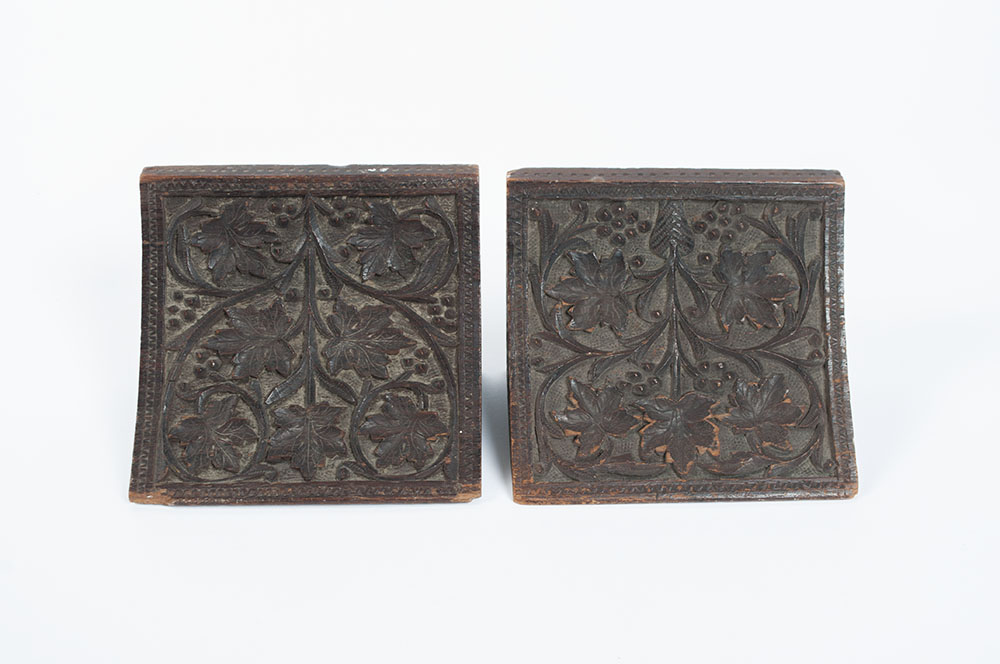 Hand Carved Book Ends