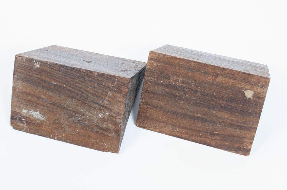 Hand Carved Book Ends