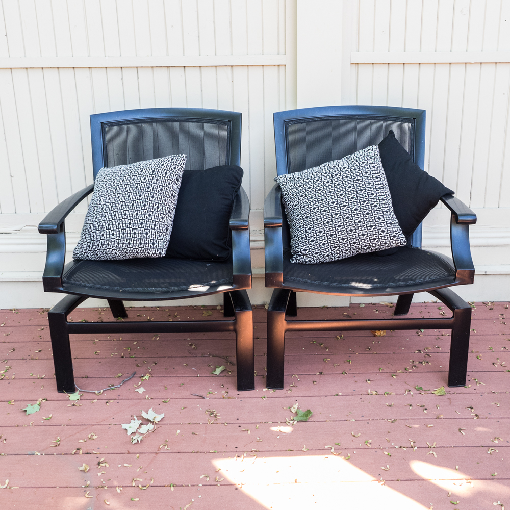 Pair of Brown Jordan Outdoor Chairs