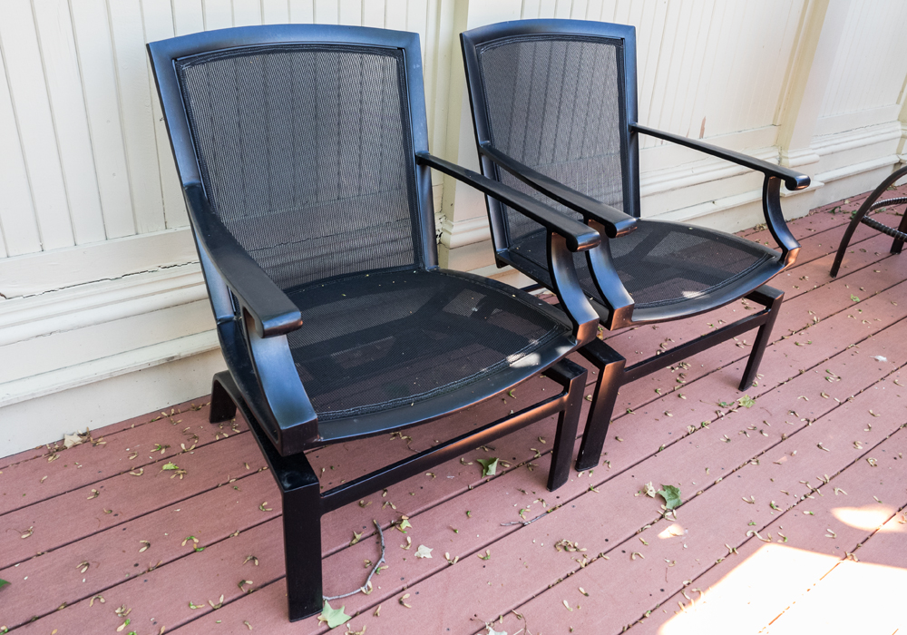 Pair of Brown Jordan Outdoor Chairs
