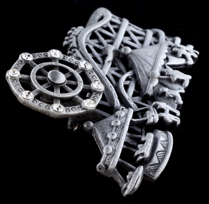 AJC Carnival Pin with Spinning Wheel