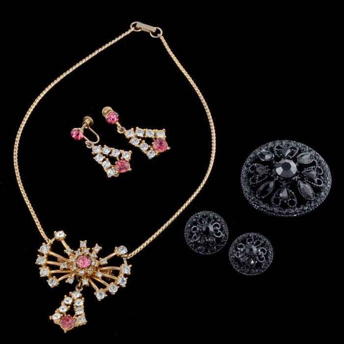 Two Vintage Demi-Parures