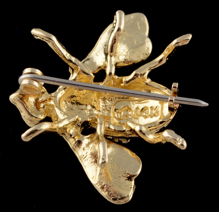 14K Gold Bee Pin