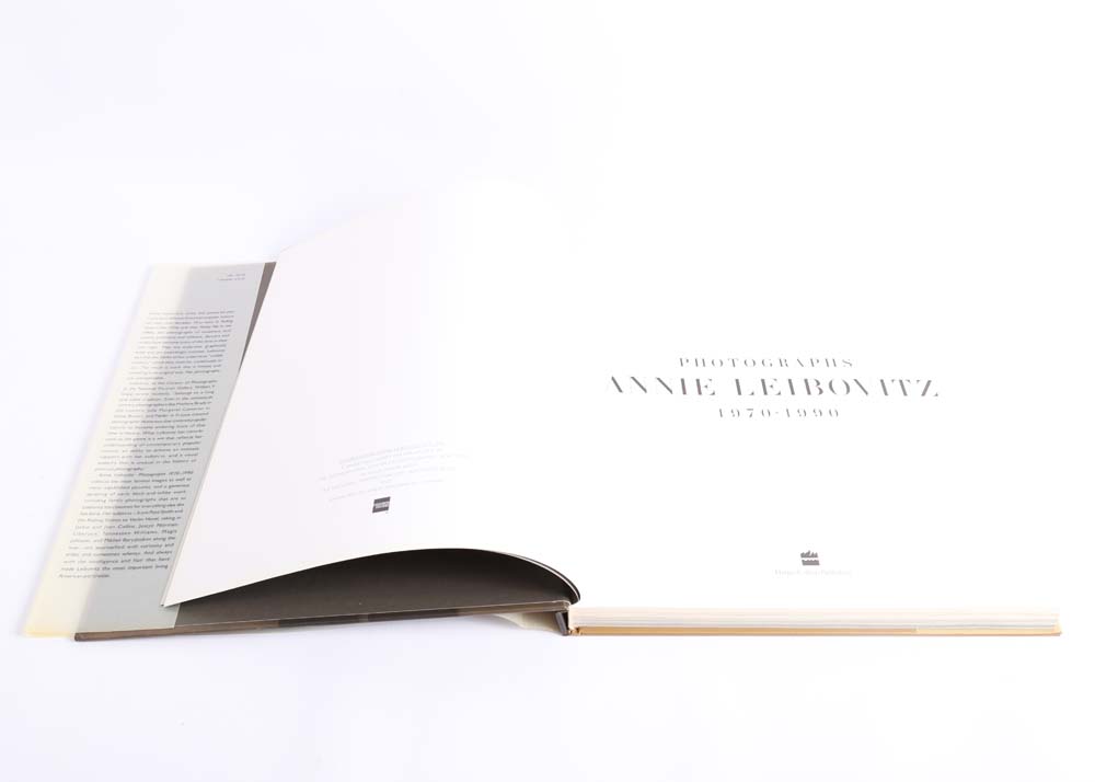First Edition "Photographs Annie Leibovitz 1970-1990" Coffee Table Book