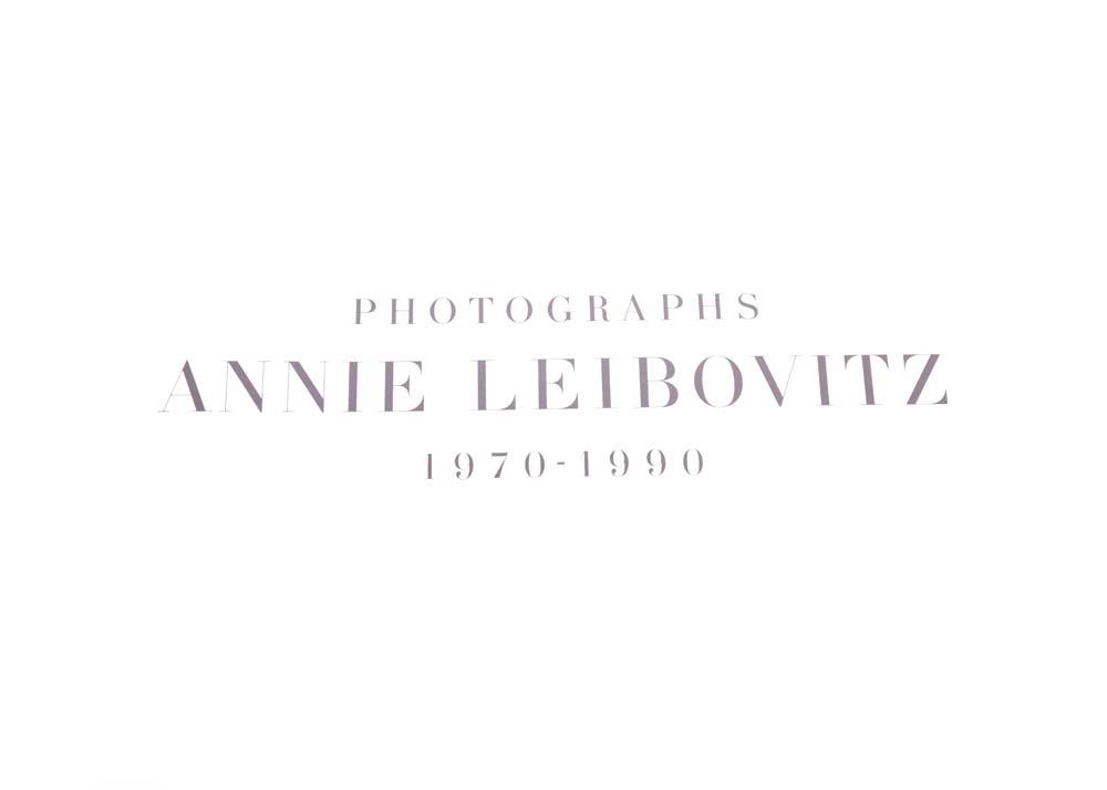 First Edition "Photographs Annie Leibovitz 1970-1990" Coffee Table Book