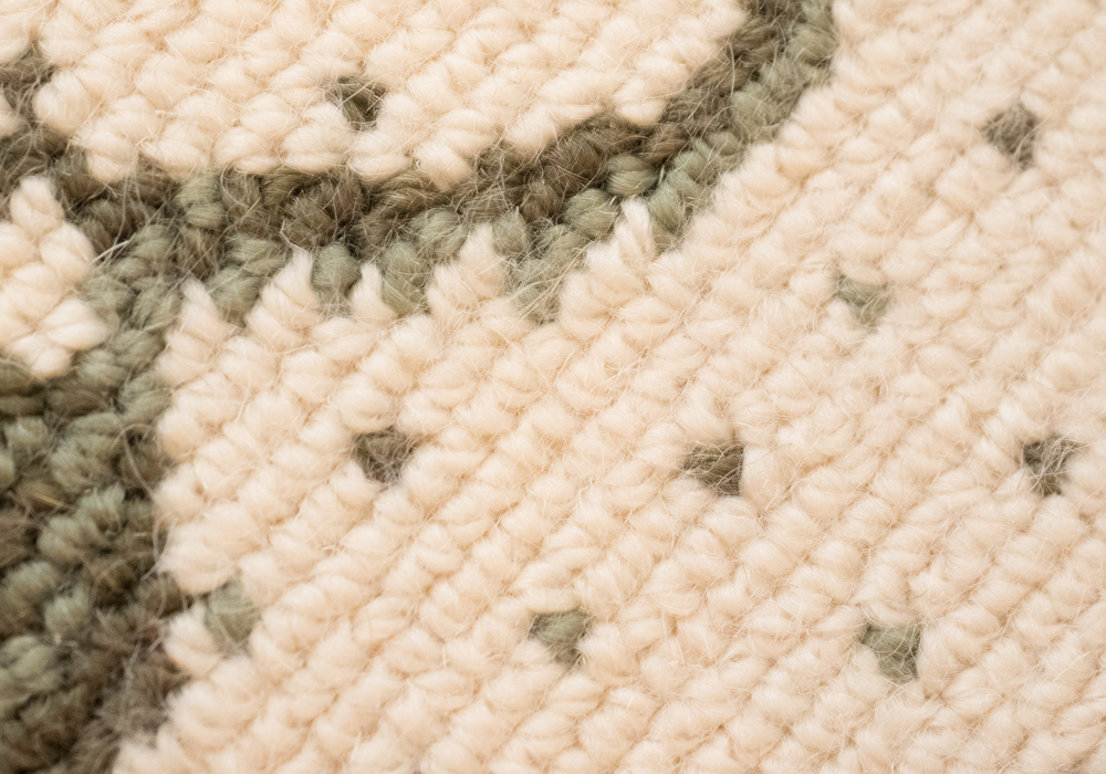 Hand Hooked Floral Area Rug