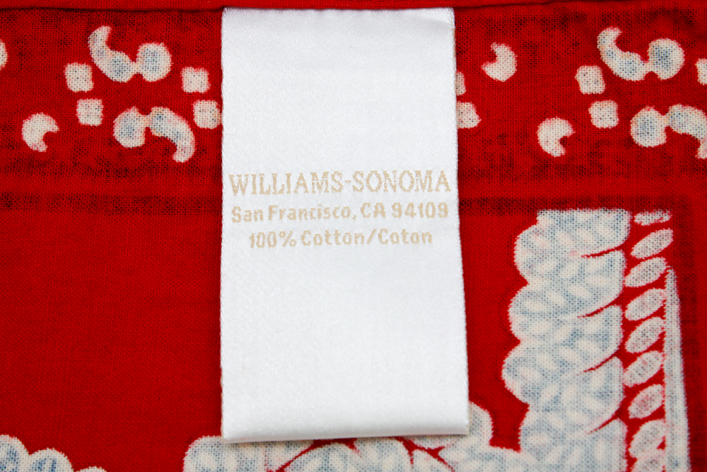 Crate & Barrel and Williams-Sonoma Linens