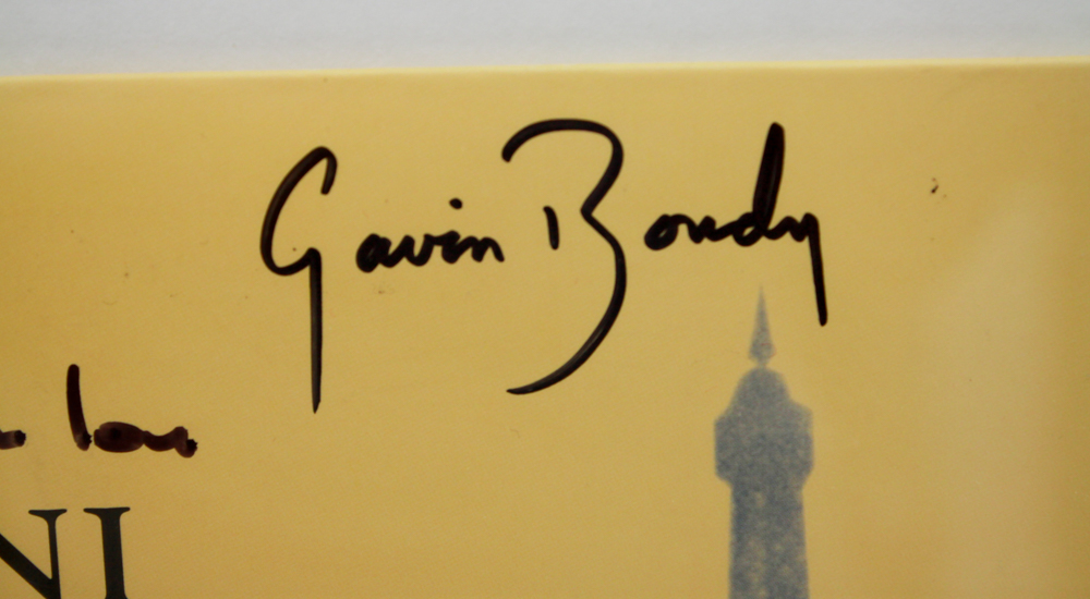 Signed, Framed Pink Martini "Sympathique" Record Sleeve