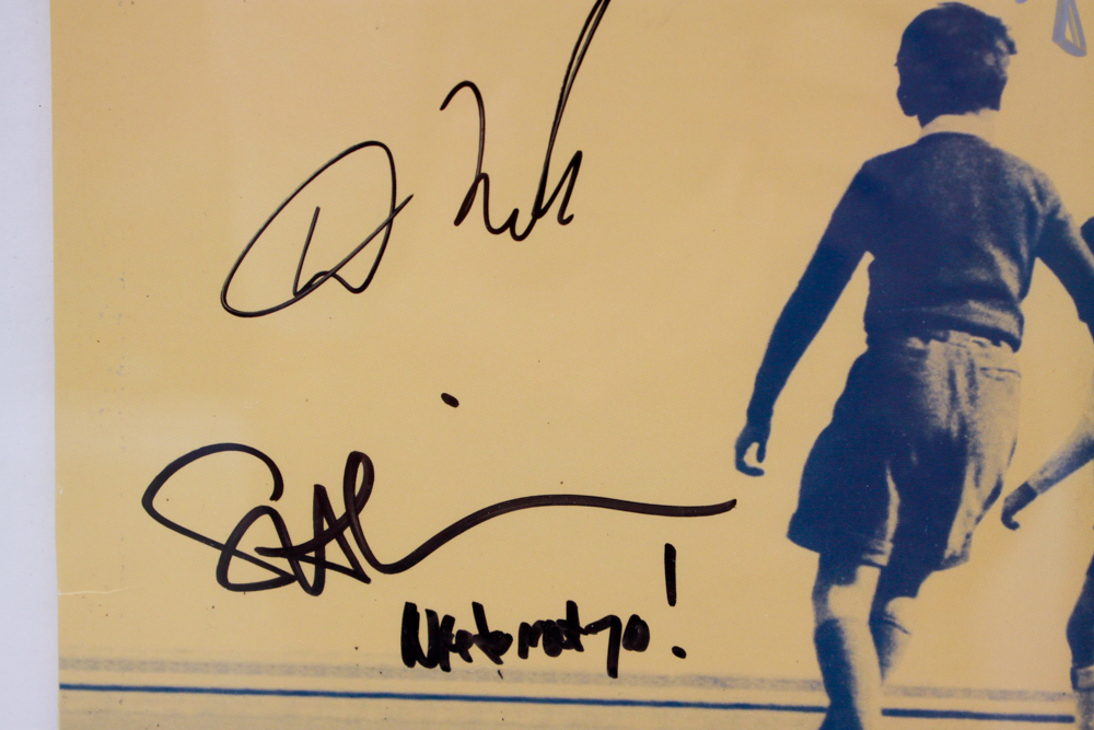 Signed, Framed Pink Martini "Sympathique" Record Sleeve