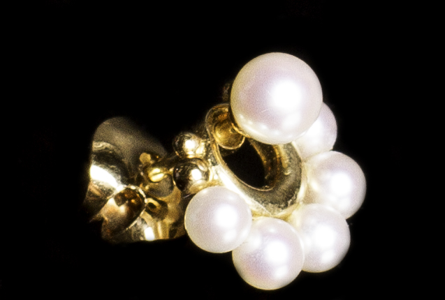 Mikimoto Pearl Earrings and Jackets