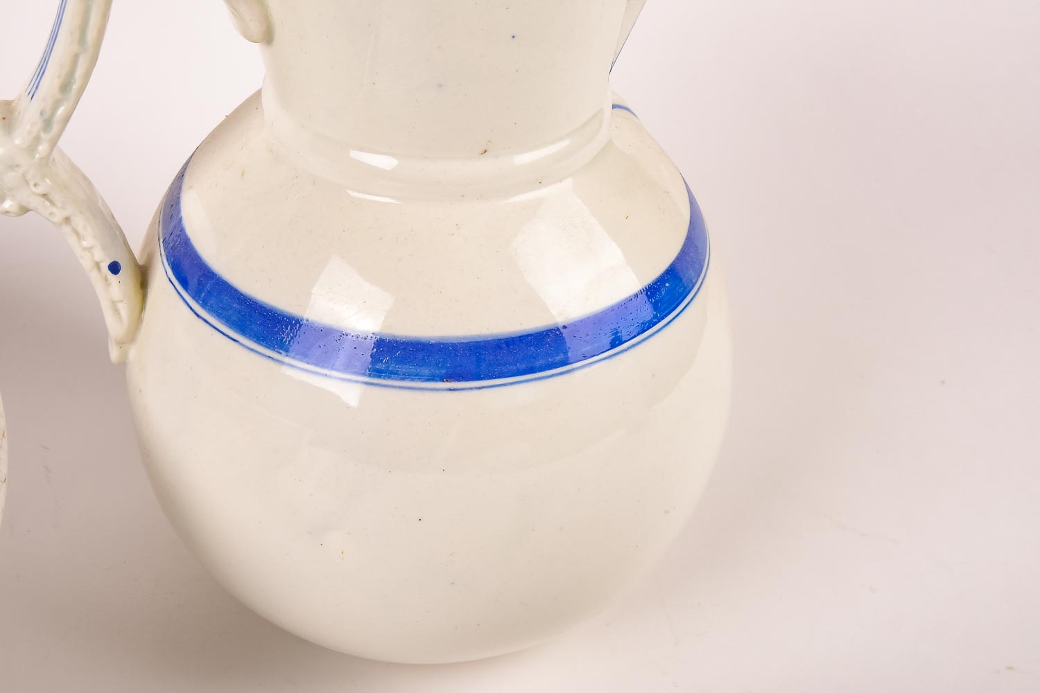 Antique Sitzendorf Pitcher and Basin Set