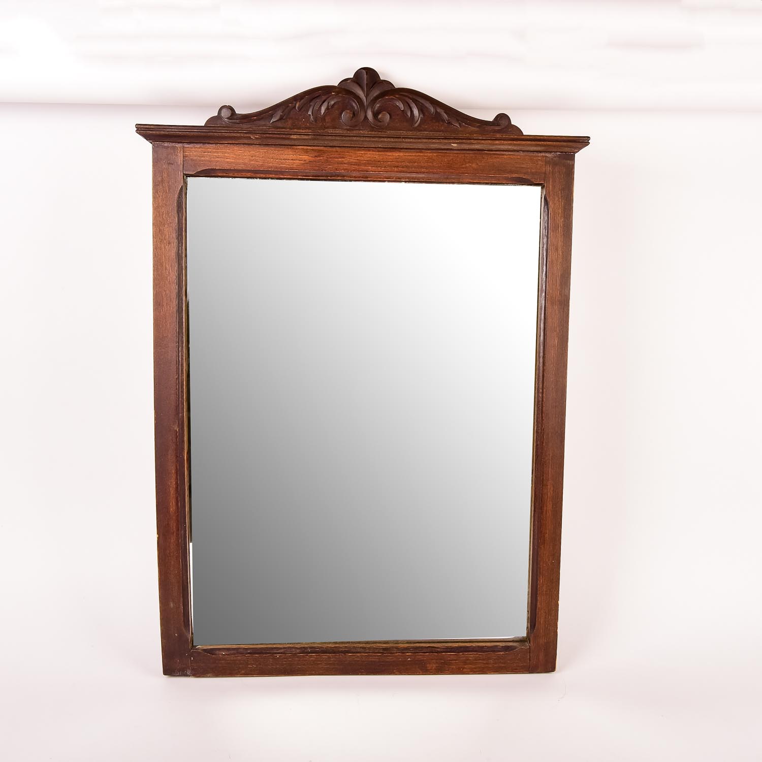 Vintage Wall Mirror in Wood Frame