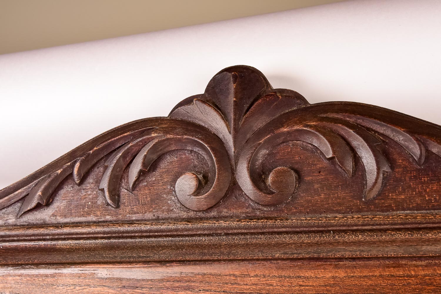 Vintage Wall Mirror in Wood Frame