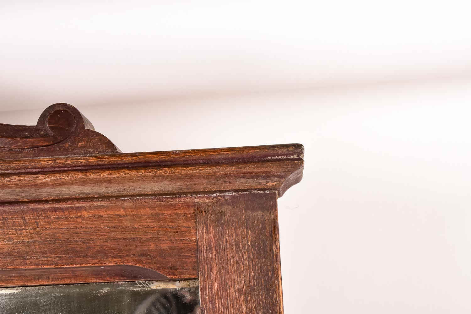 Vintage Wall Mirror in Wood Frame