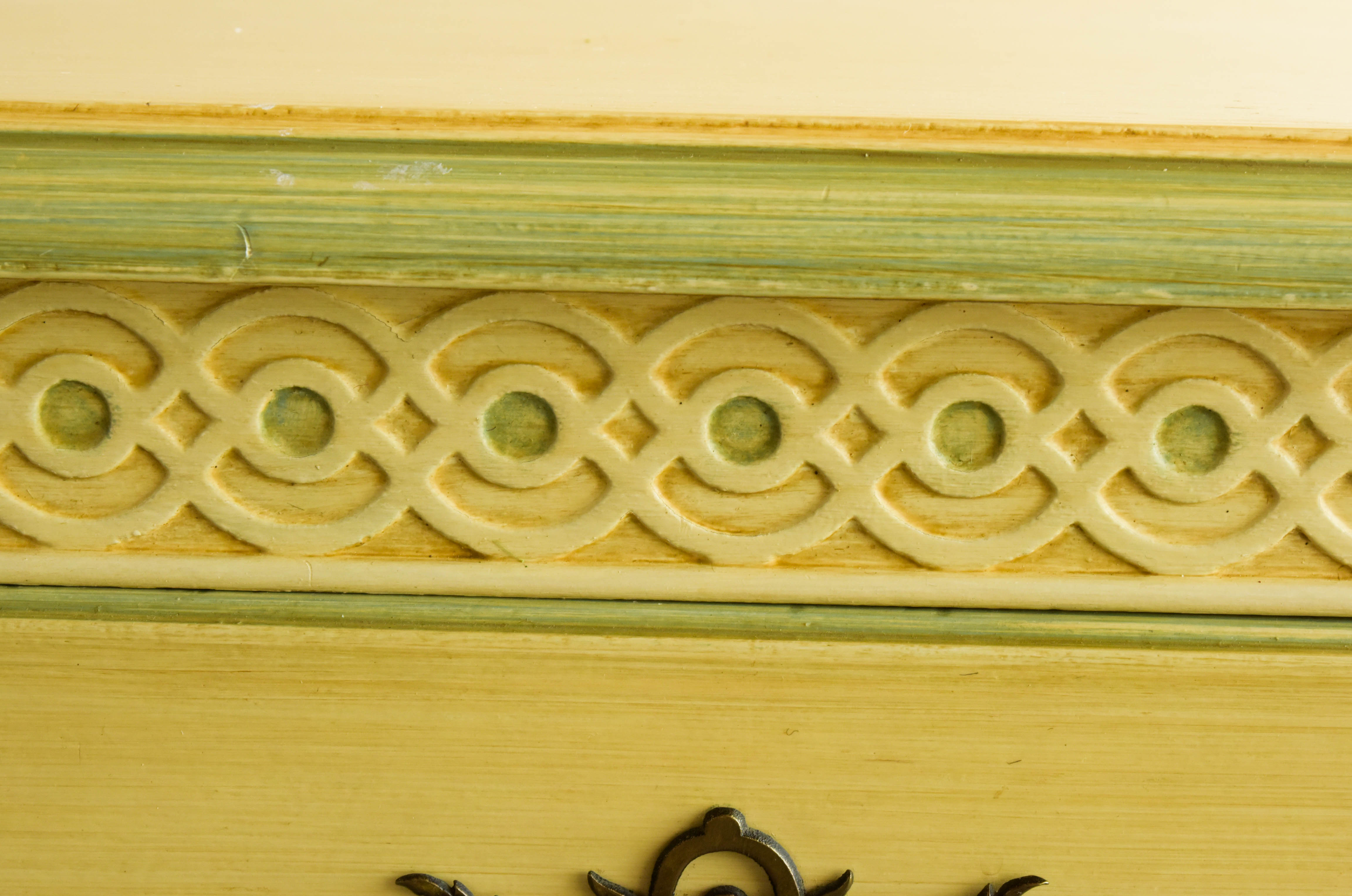 Dresser and Mirror Set