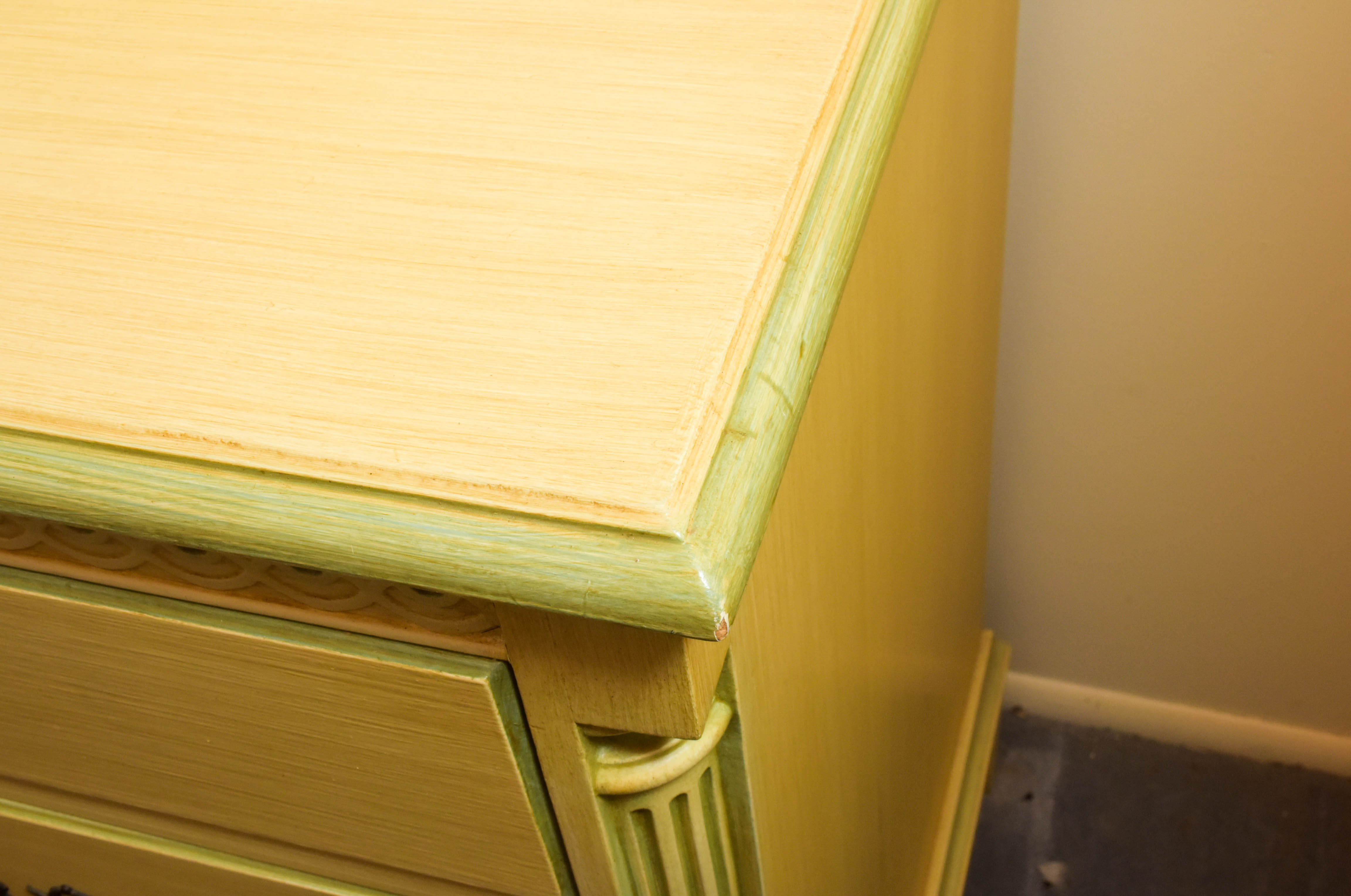 Dresser and Mirror Set