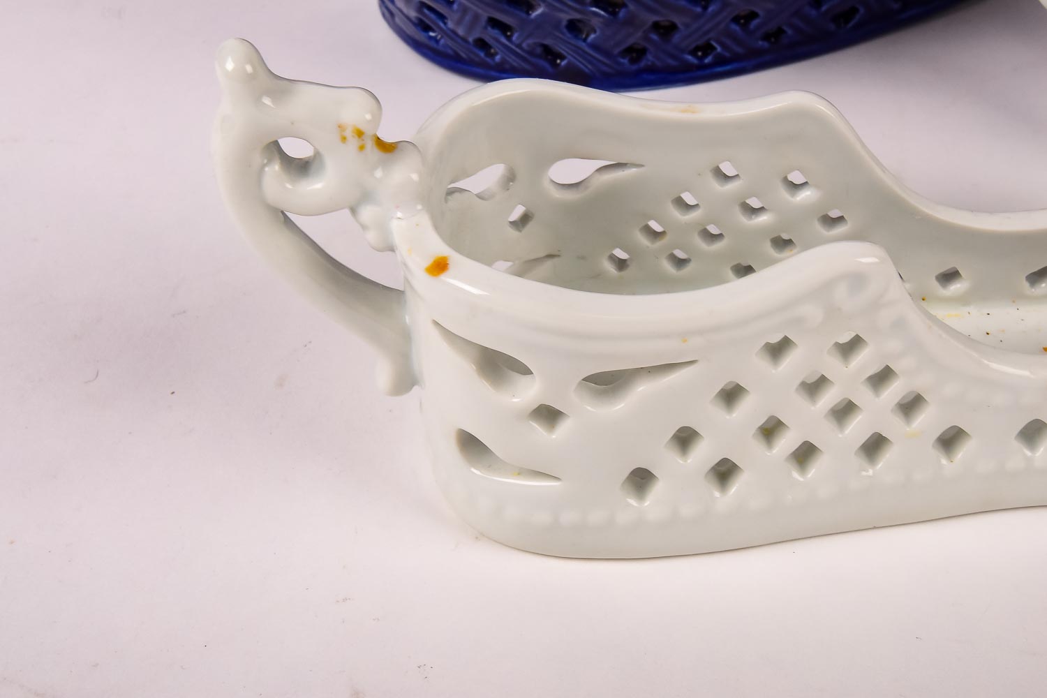 Italian Pierced Porcelain Vessels