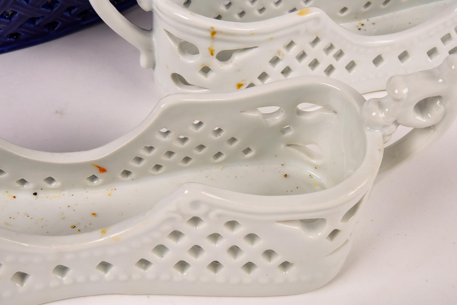 Italian Pierced Porcelain Vessels