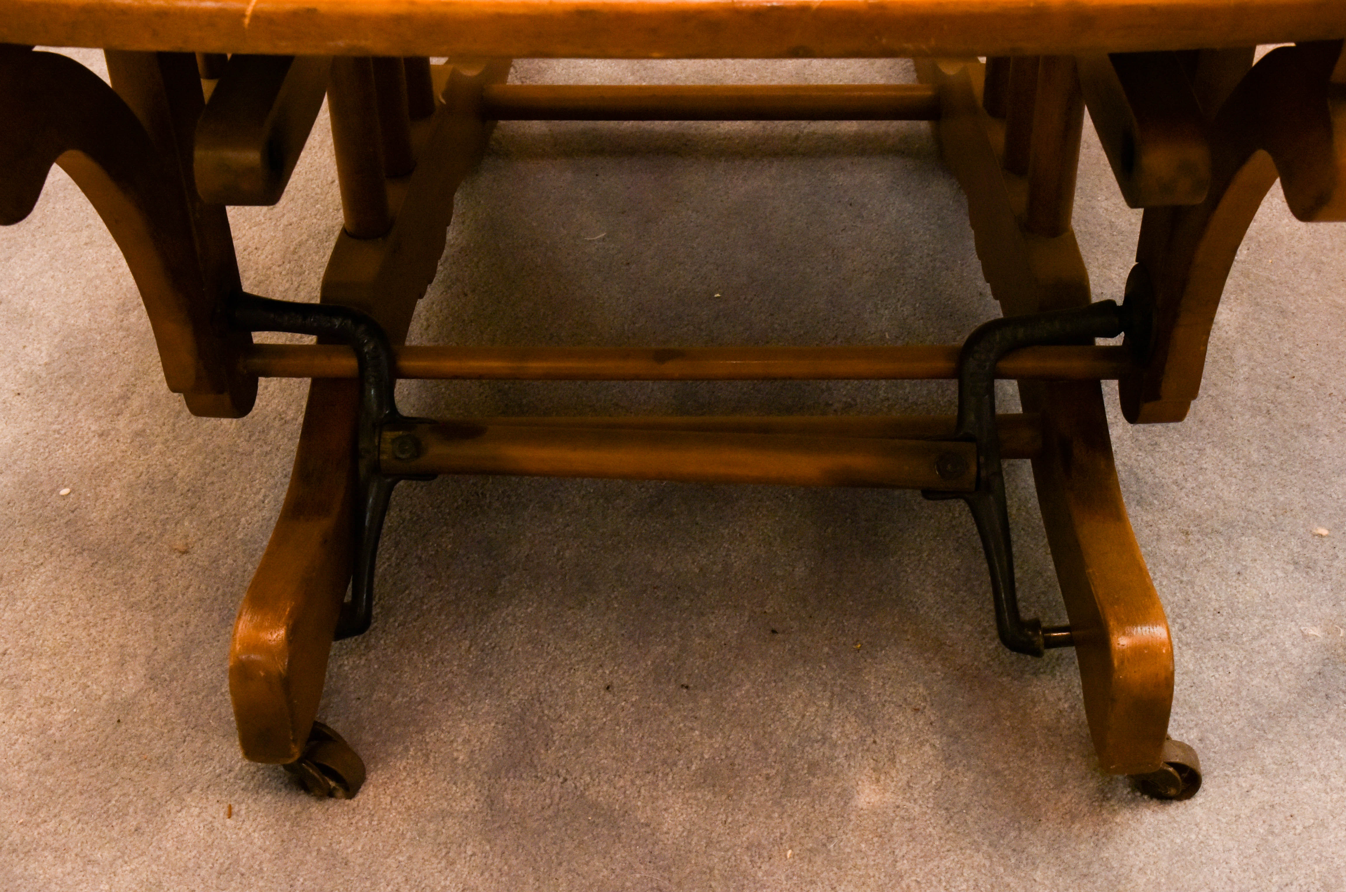 Vintage Oak Glider Chair