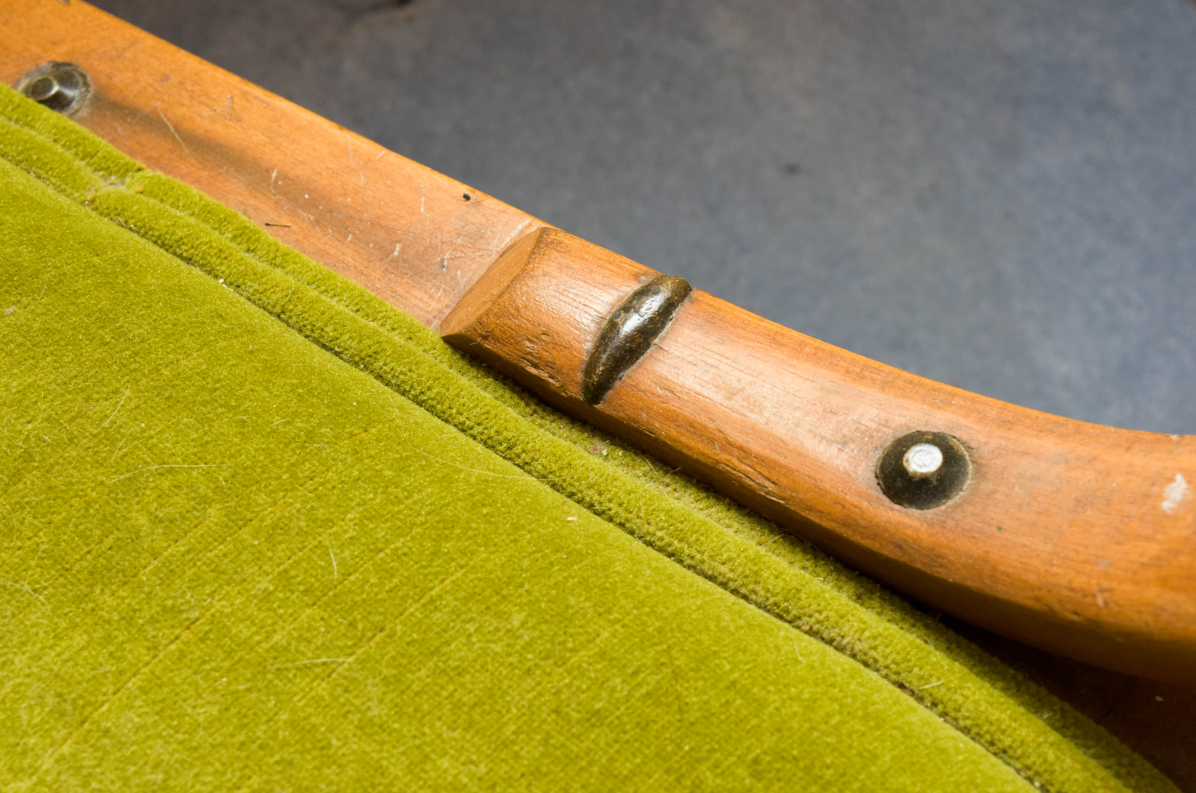 Vintage Oak Glider Chair