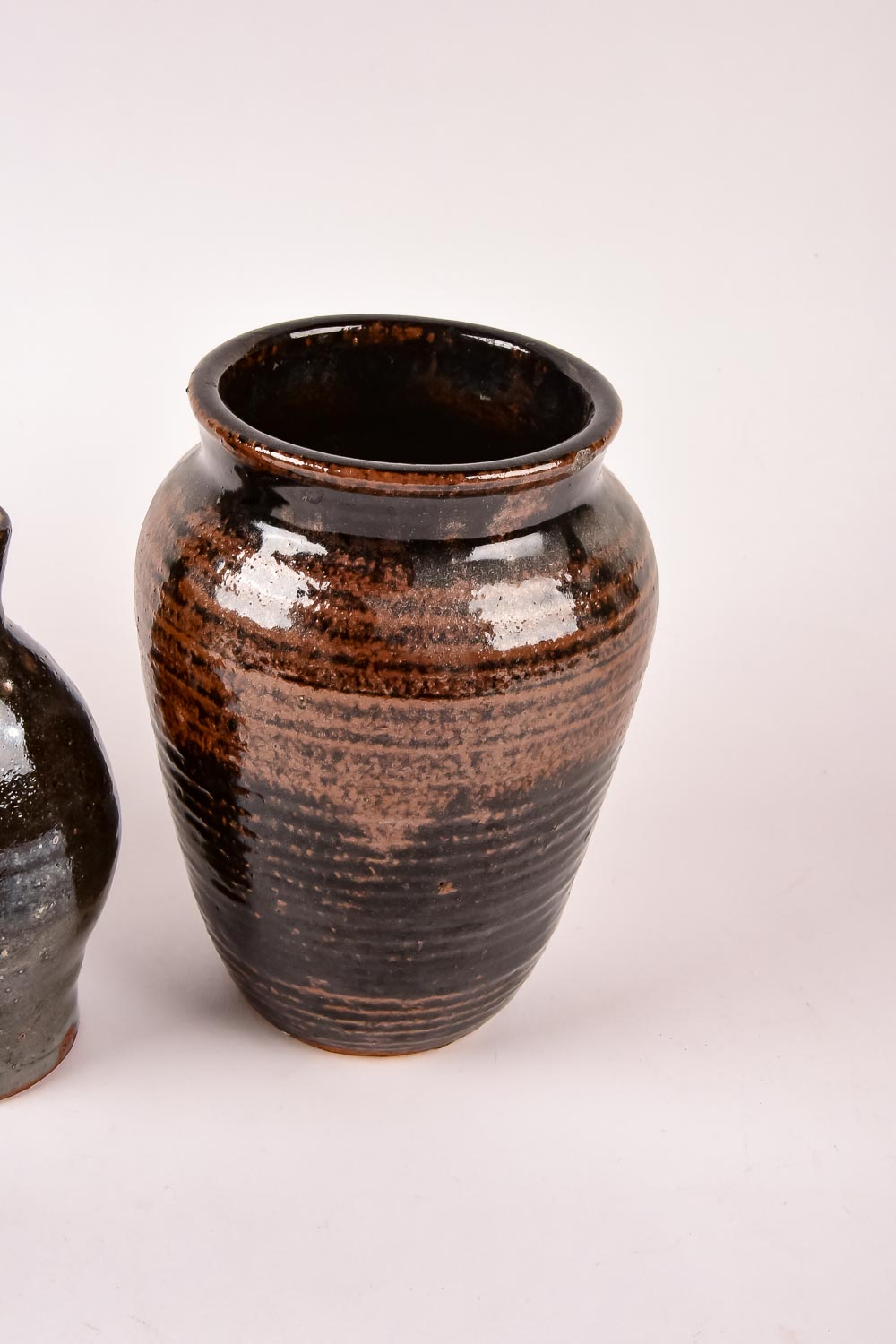 Collection of Artisan-Signed Stoneware Pottery