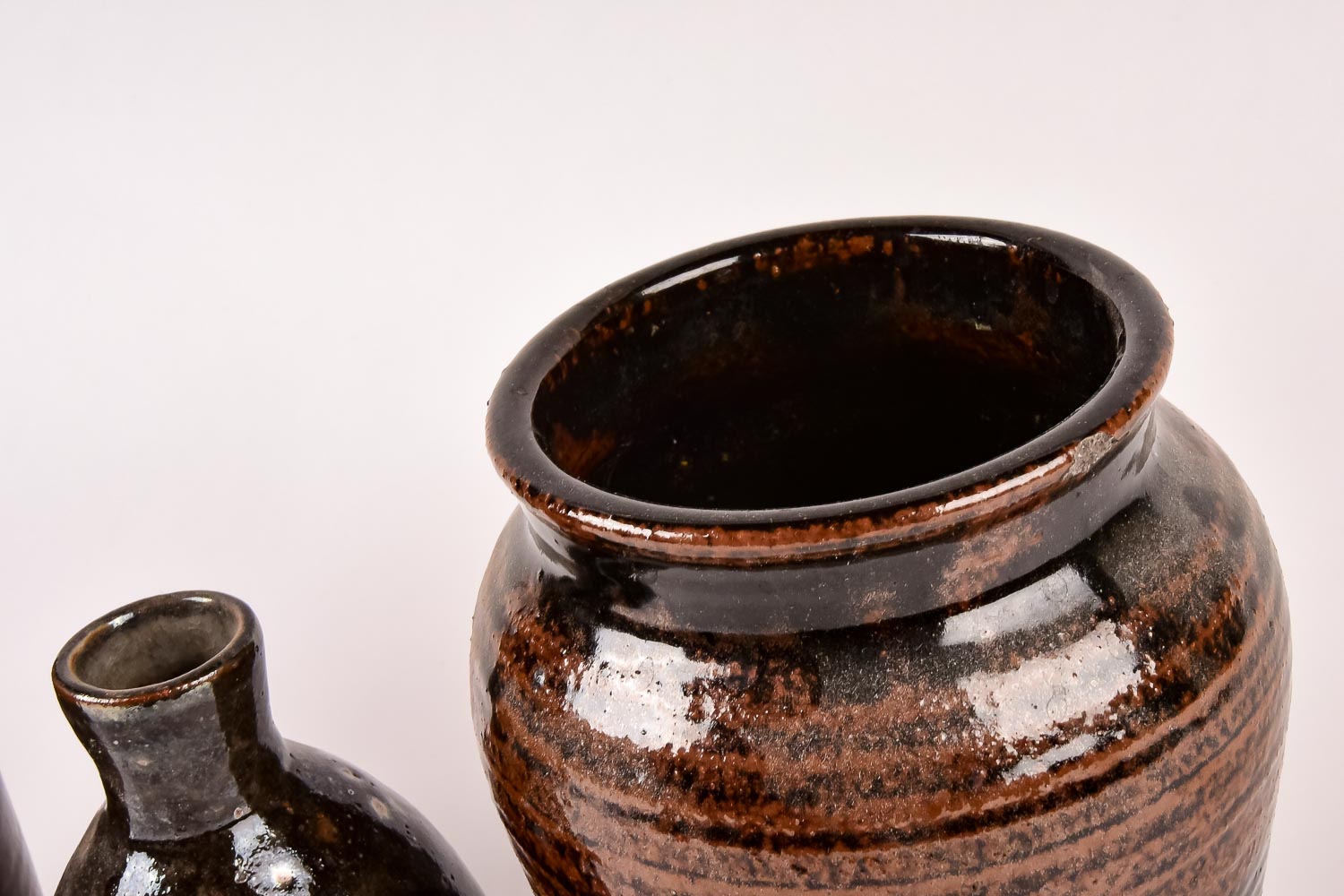 Collection of Artisan-Signed Stoneware Pottery