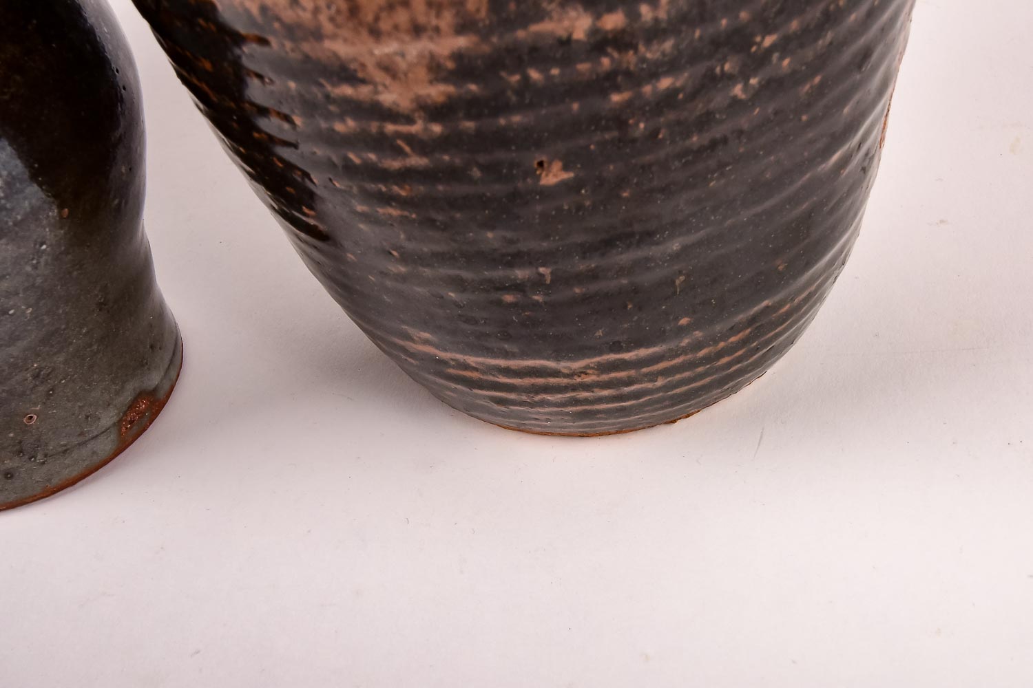 Collection of Artisan-Signed Stoneware Pottery