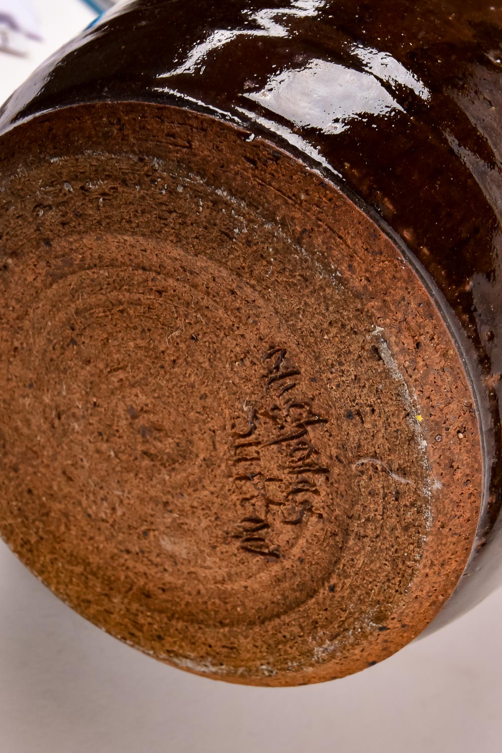 Collection of Artisan-Signed Stoneware Pottery