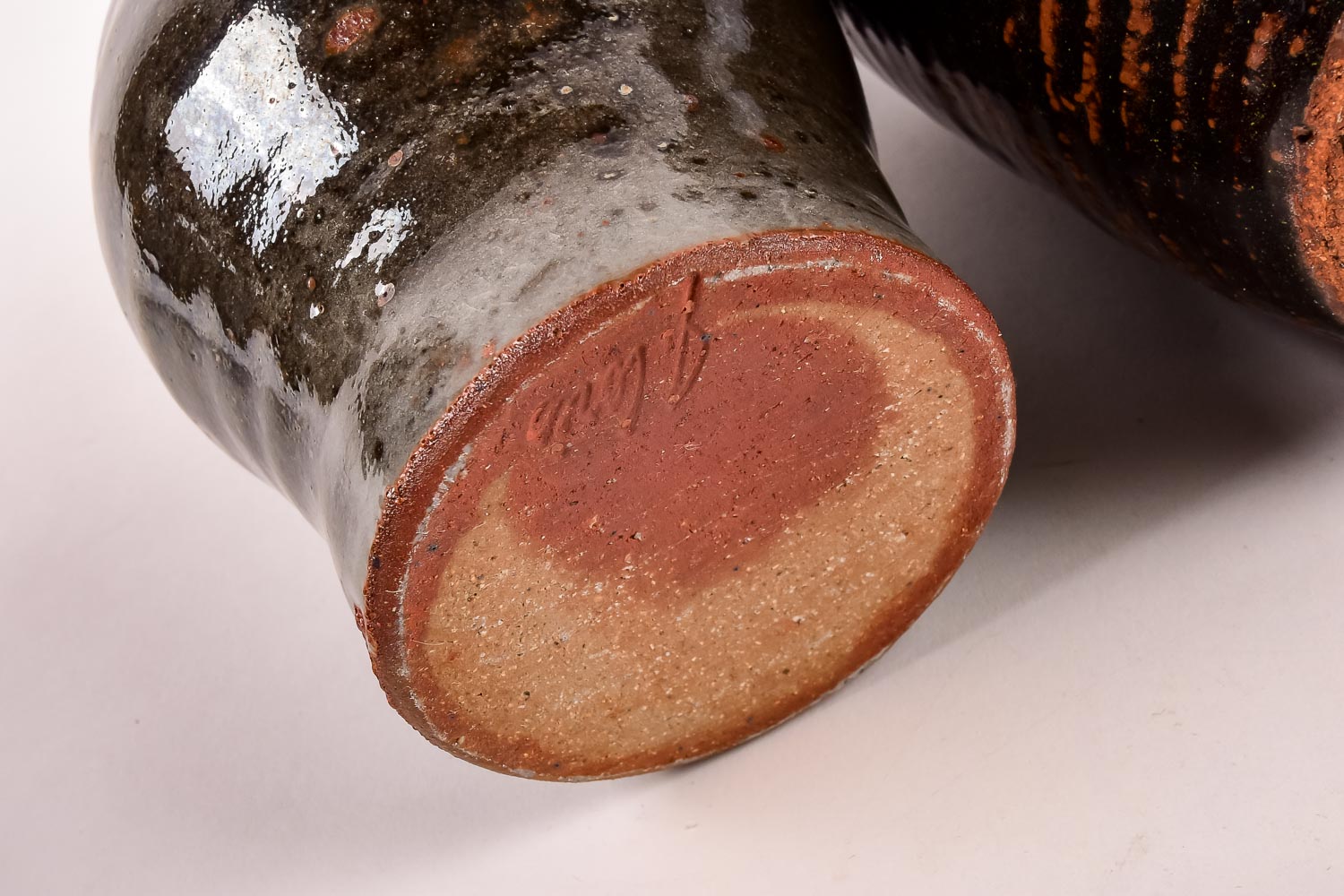 Collection of Artisan-Signed Stoneware Pottery