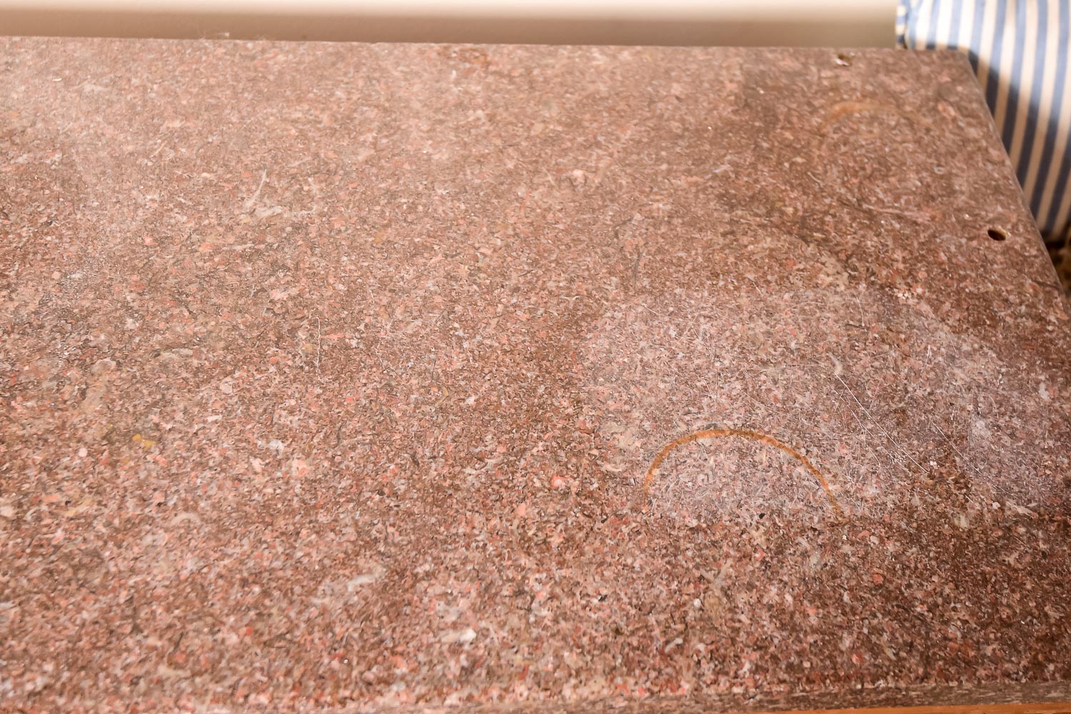 Antique Granite Top Cabinet