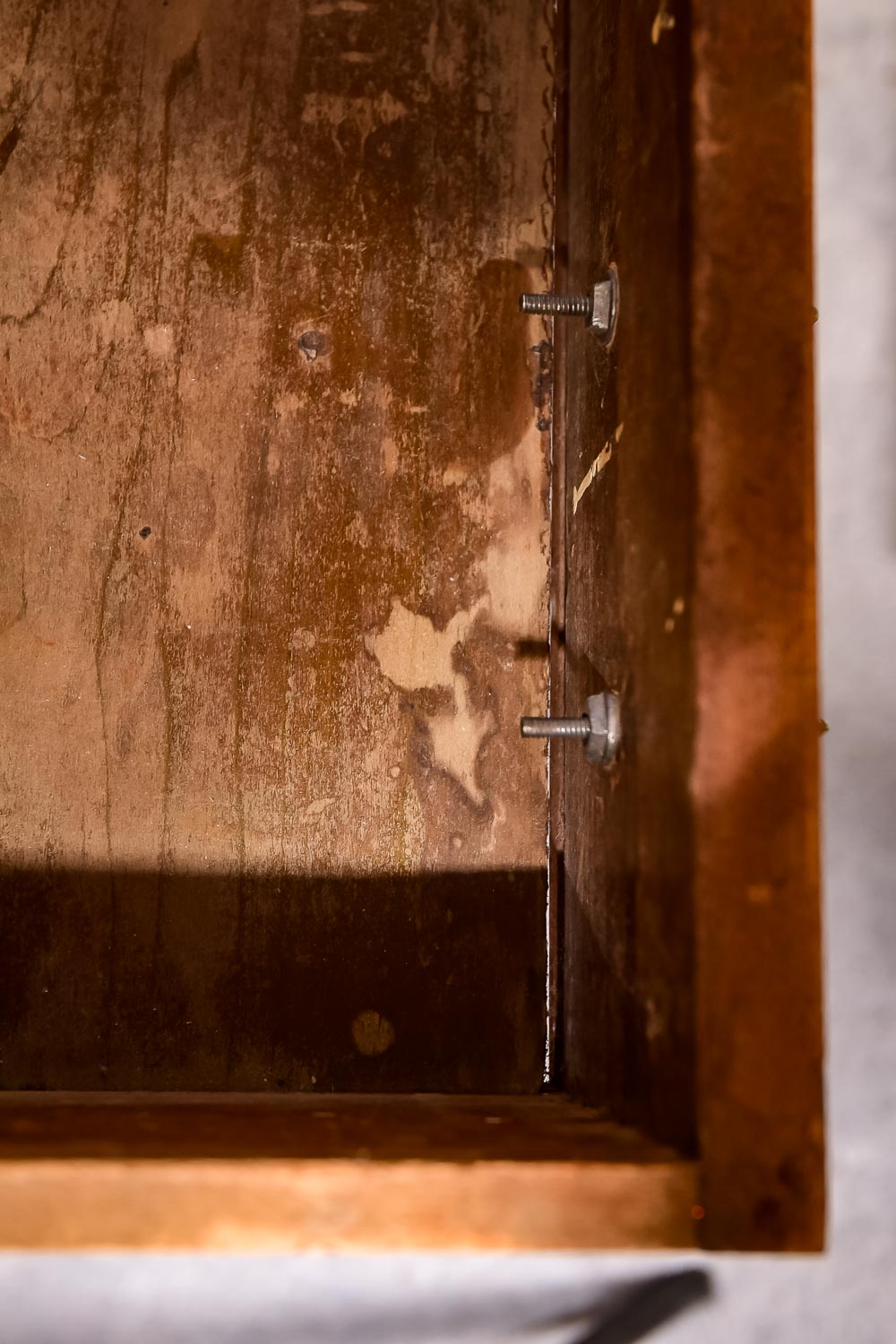 Antique Granite Top Cabinet