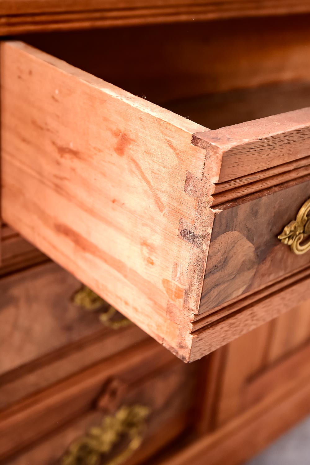 Antique Granite Top Cabinet