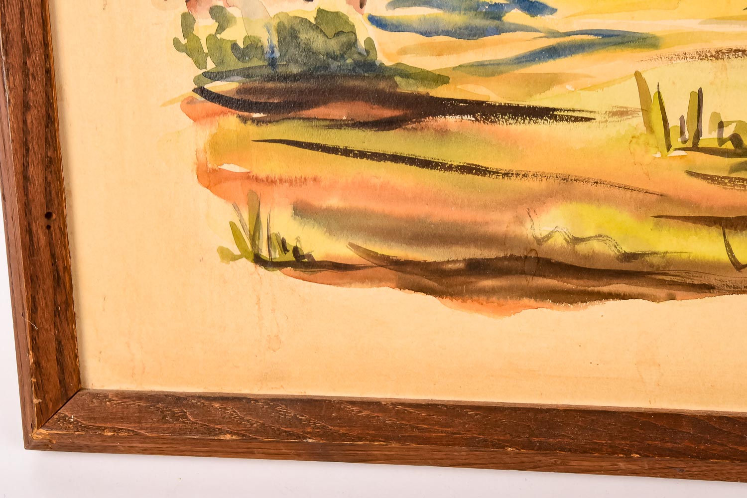 Signed Original Watercolor by Von Bartheld