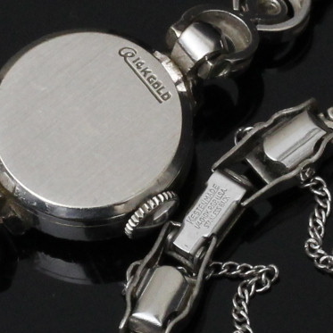 14k White Gold and Diamond Tissot Watch