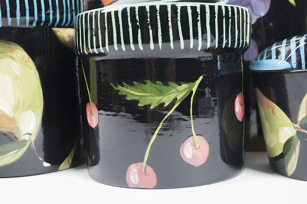 Set of Droll Designs Canisters