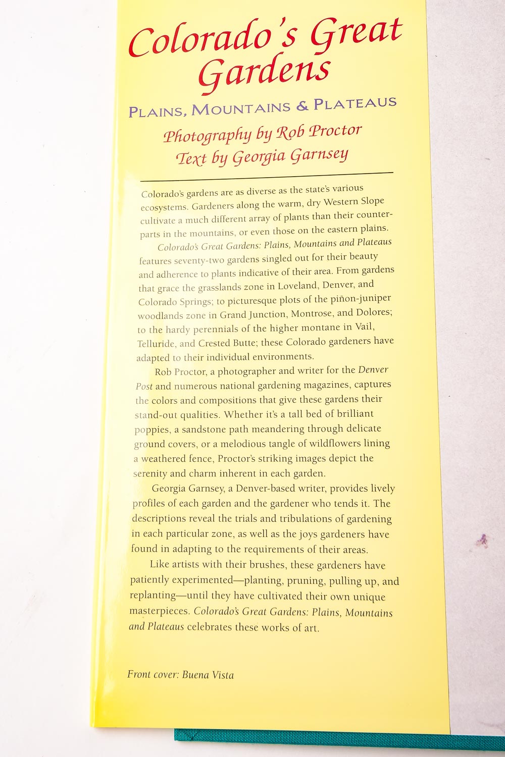 Colorado Cooking and Gardening Book Collection