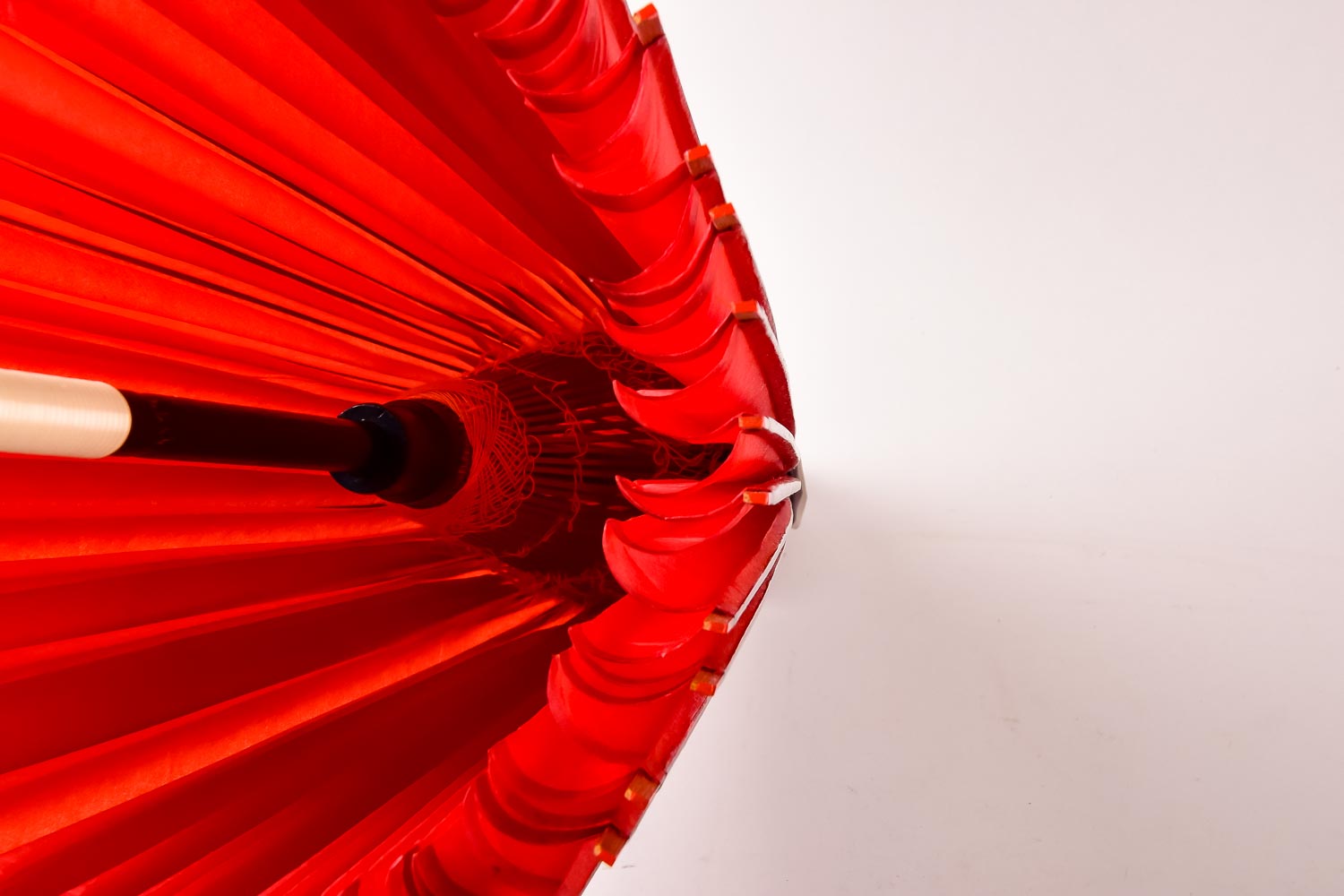 Asian Varnished Paper and Bamboo Umbrellas