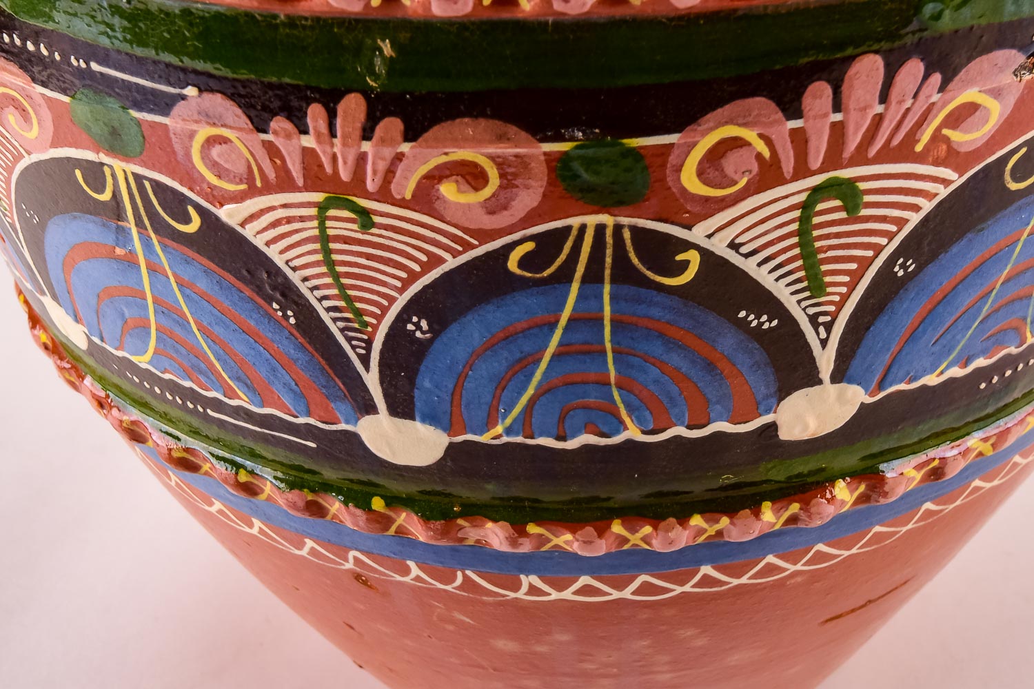 Hand-Painted Greek-Style Urn