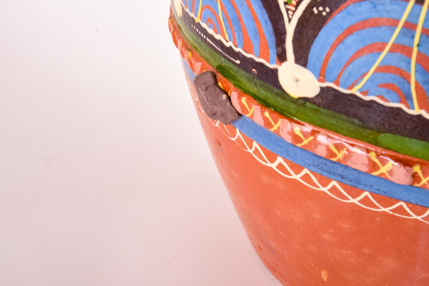 Hand-Painted Greek-Style Urn