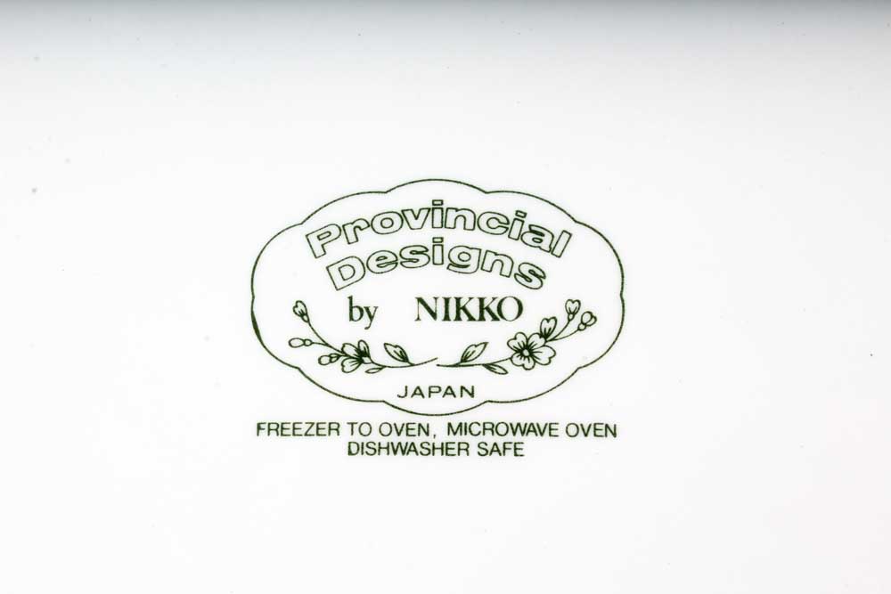 "Provincial Designs" by Nikko Dinnerware