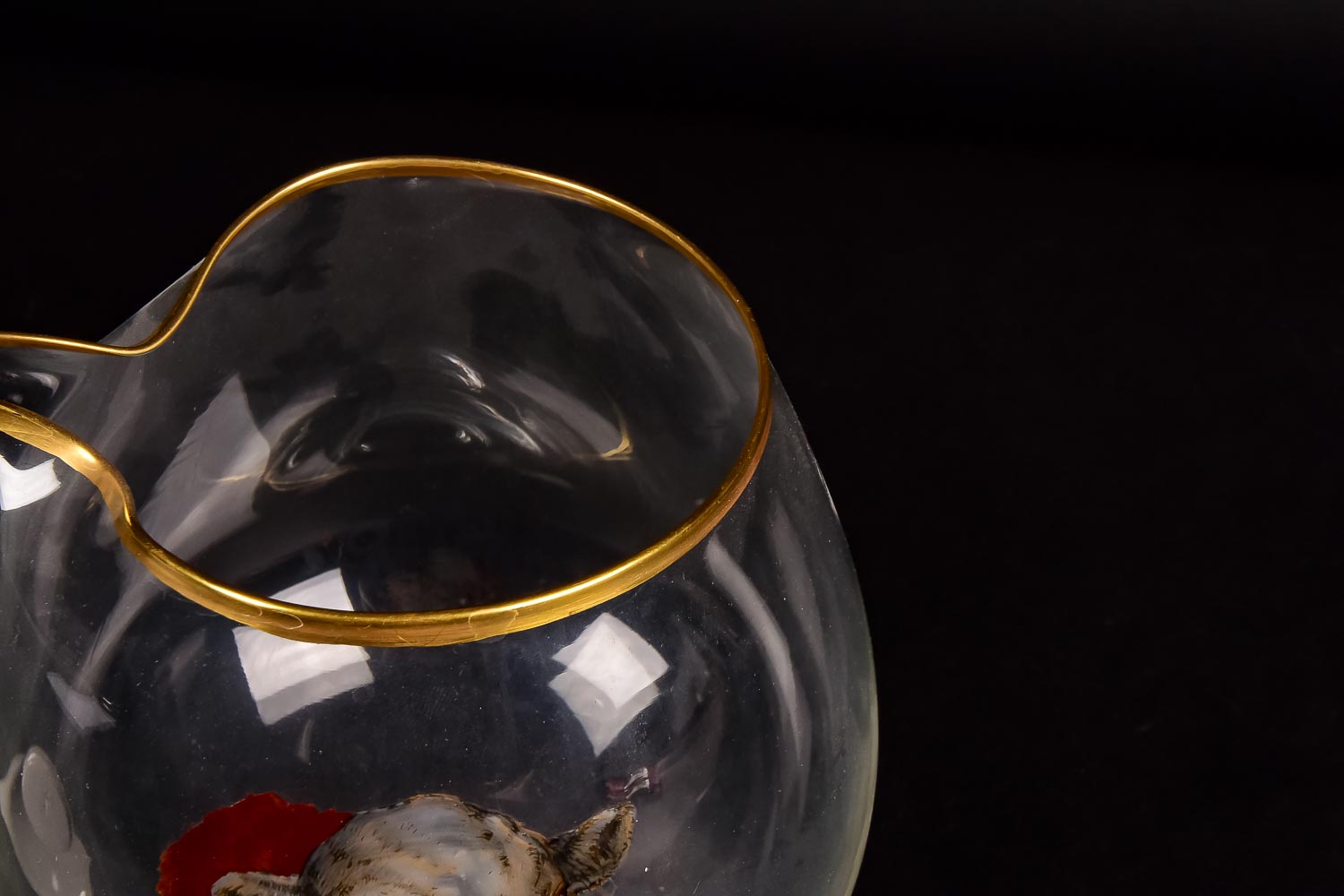 Abercrombie and Fitch Ashtray and Glass