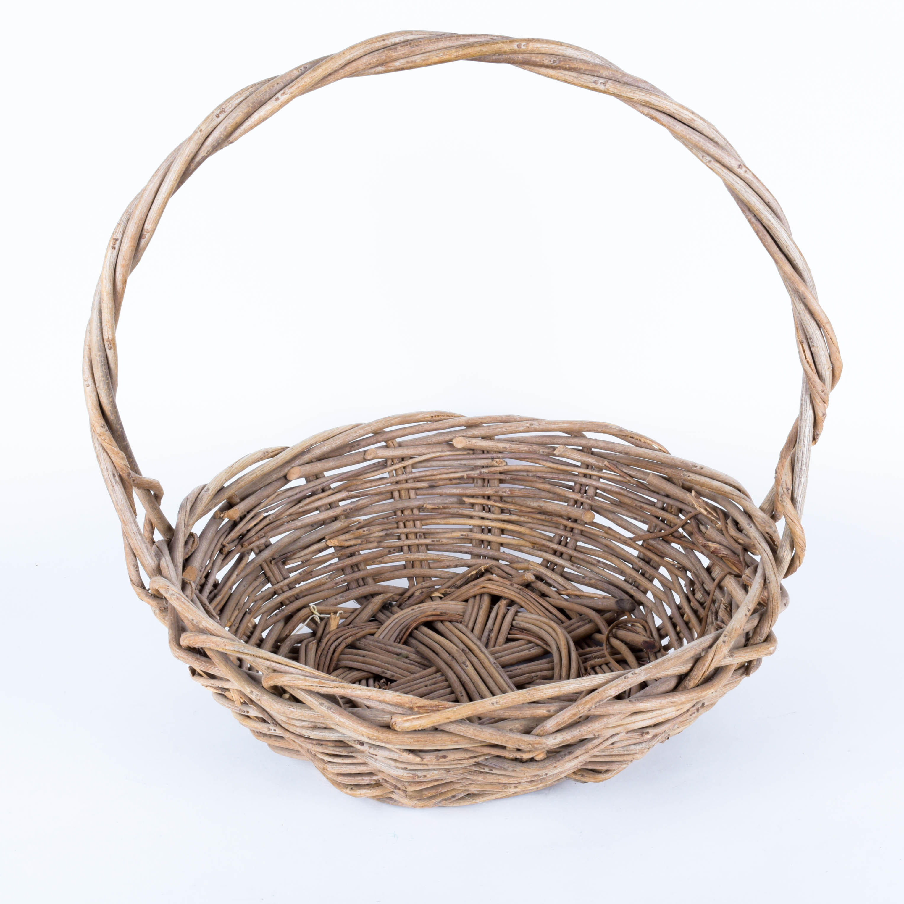 Vintage Woven Gathering Basket