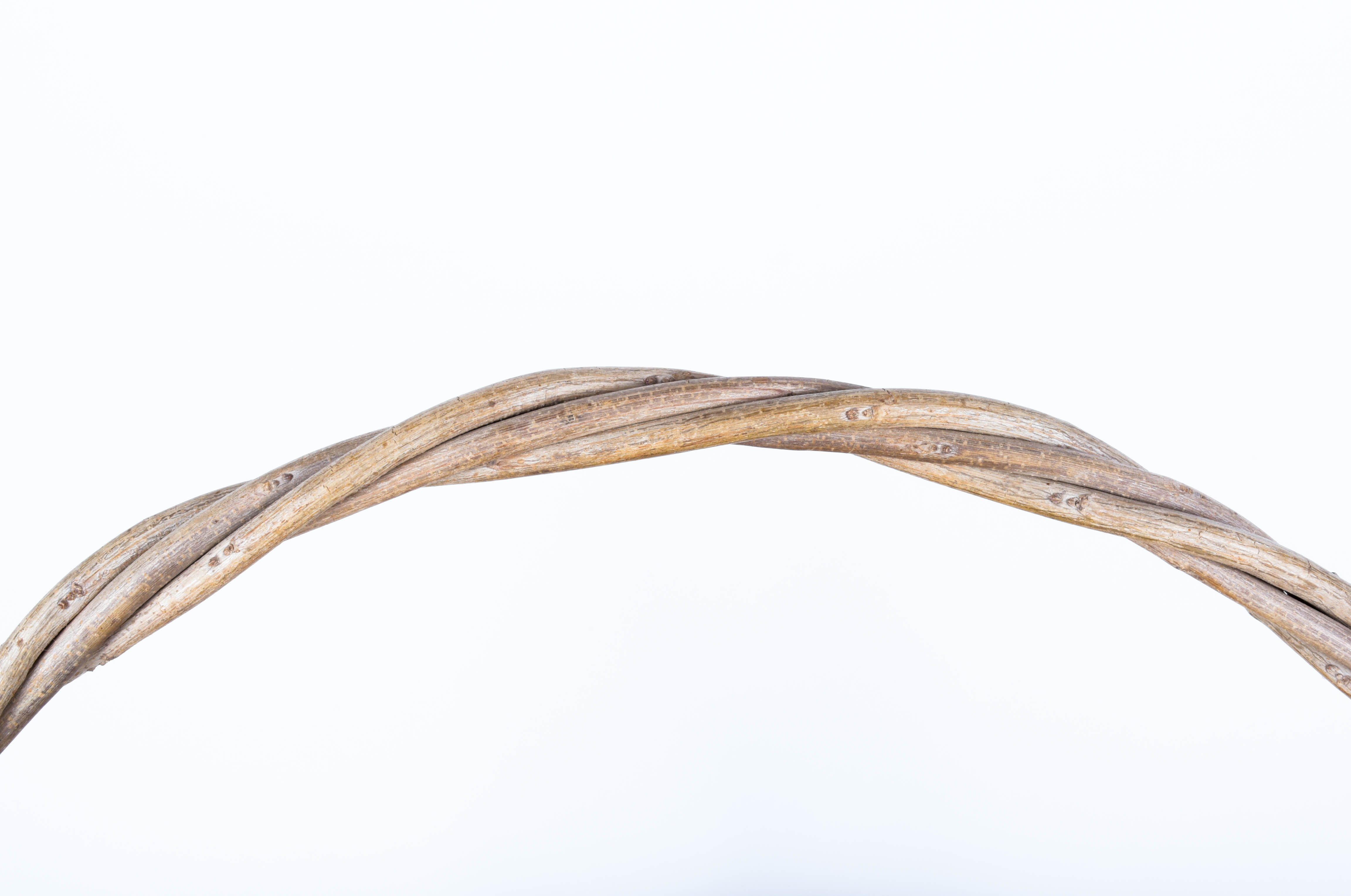 Vintage Woven Gathering Basket