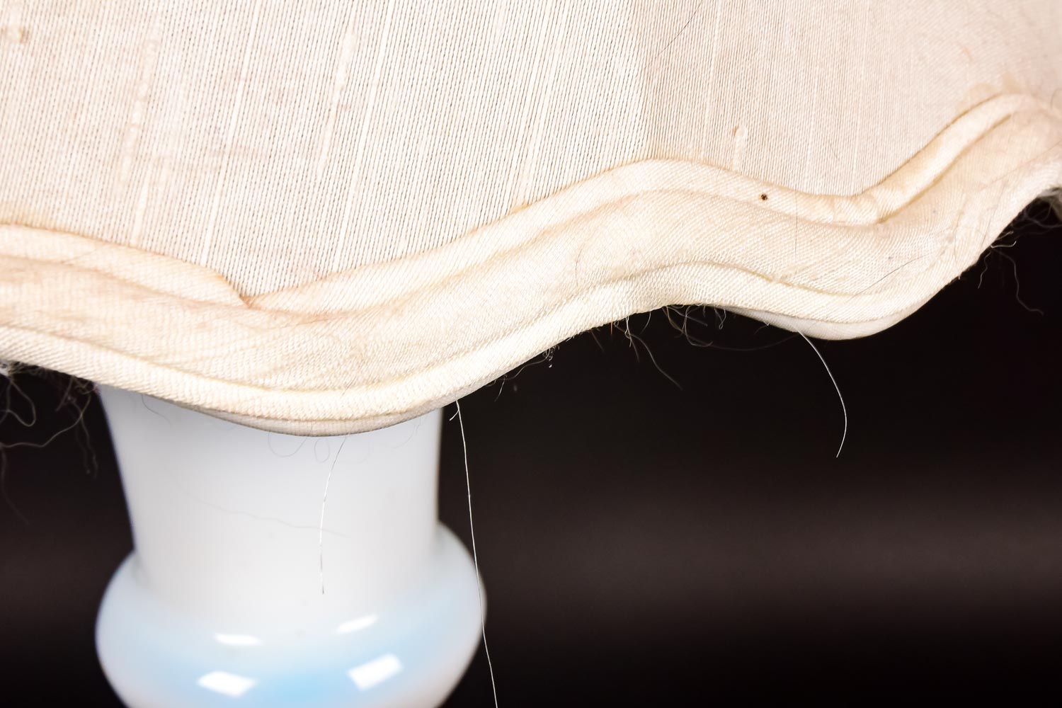 Vintage Glass and Brass Lamp